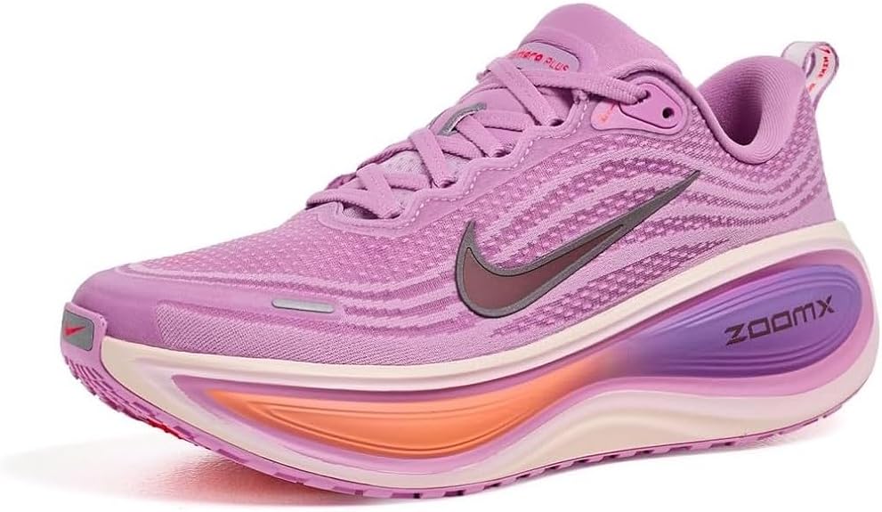 NIKE Women's Vomero Plus in Light Magenta/Pink Foam/Bright Violet/Black - 9R