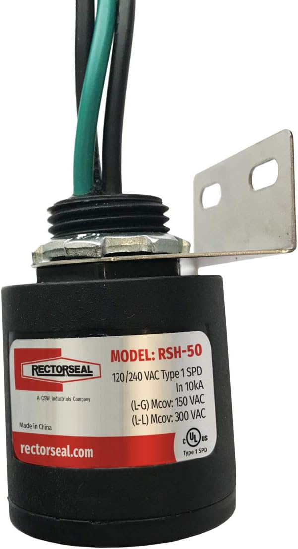 Rectorseal RSH-50 Surge Protective Device For Single-phase System(New Open Box)