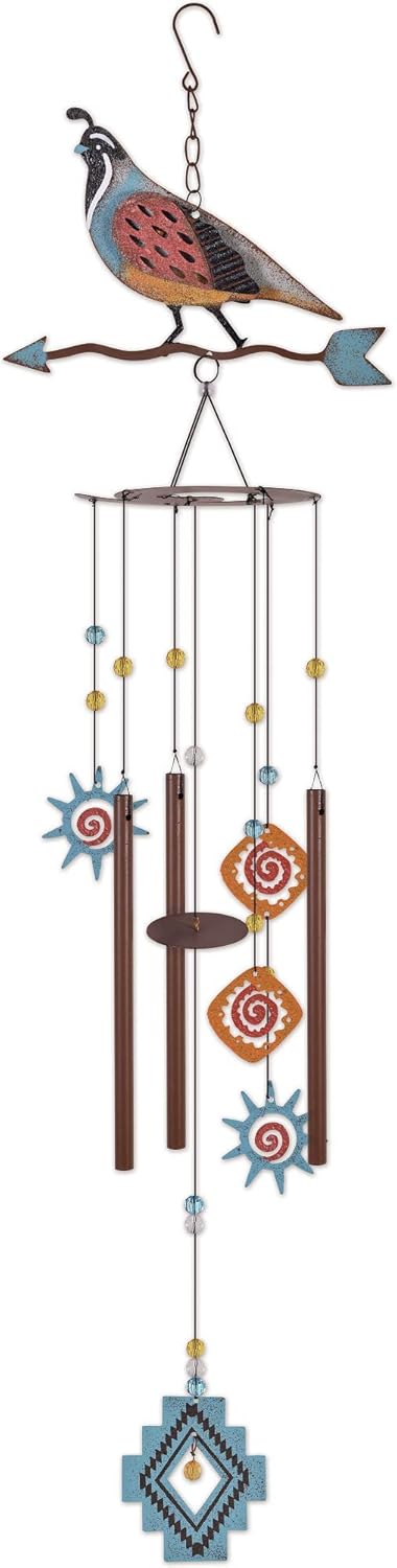 Sunset Vista Designs 93755 Wind Chime (Quail, 34-inch Height)