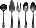 Oneida James Street Satin Black 5 Piece Hostess Set