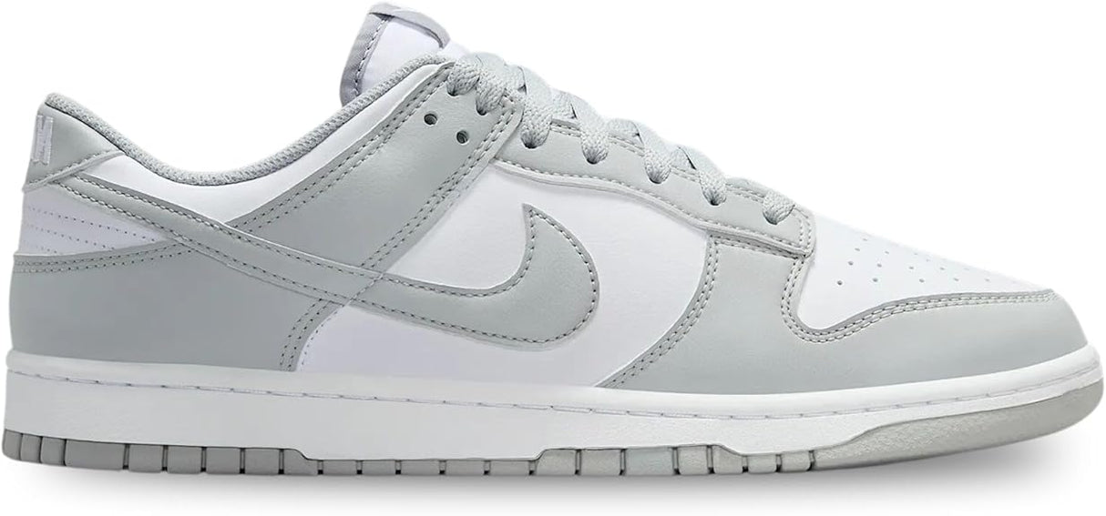 Nike Men's Dunk Low Retro (White , Light Smoke Grey - Size 9)