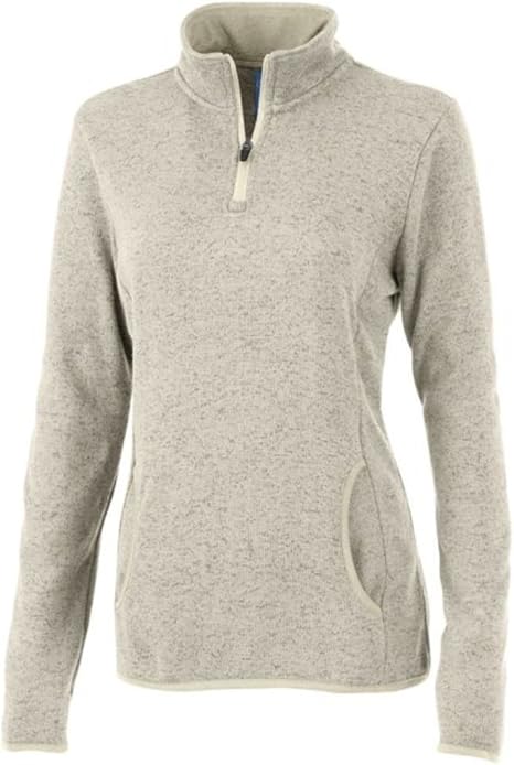 Charles River Apparel Women's Heathered Fleece Pullover SIZE SMALL