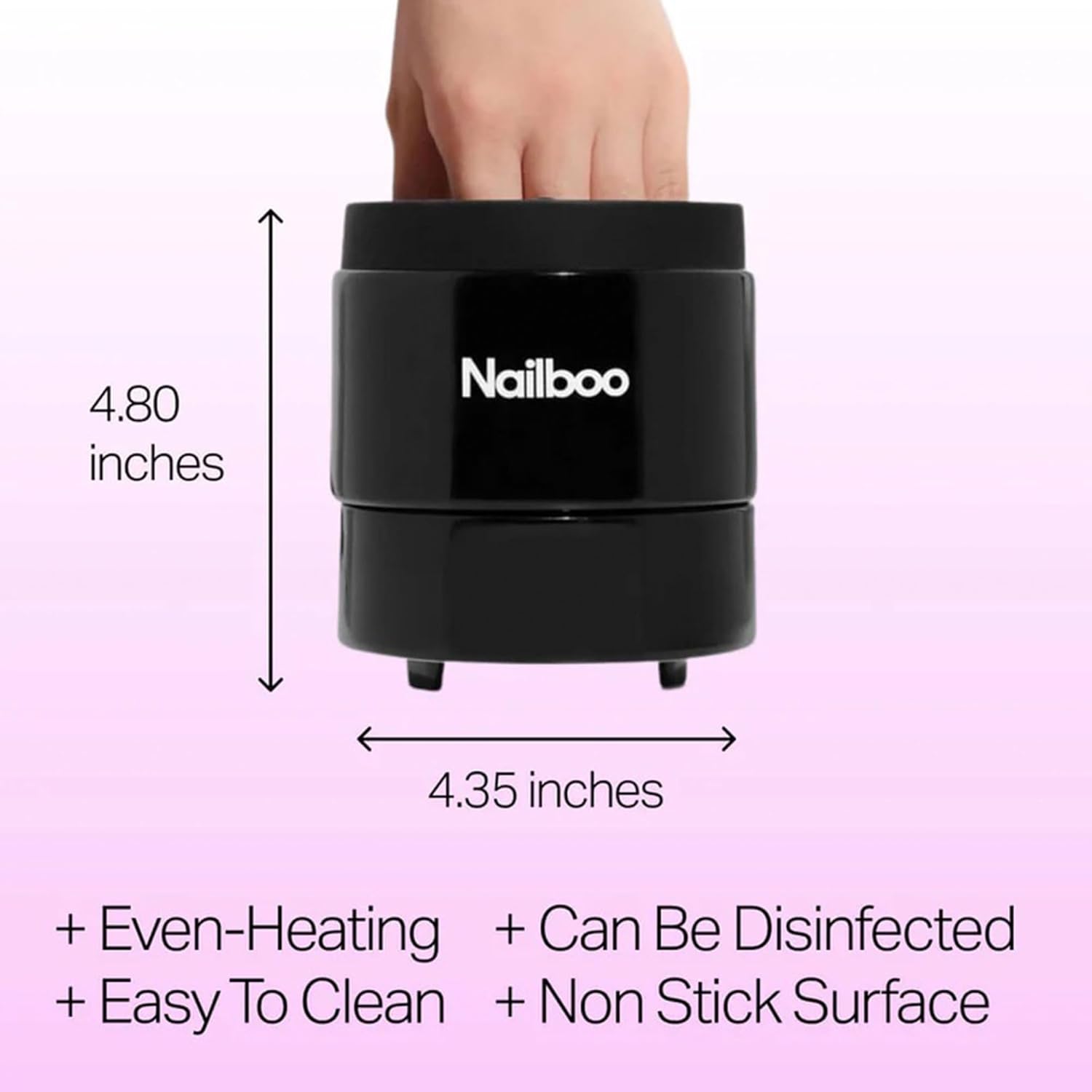 Nailboo Magic Soak Manicure Remover Bowl, Electric Nail Soaking Bowl