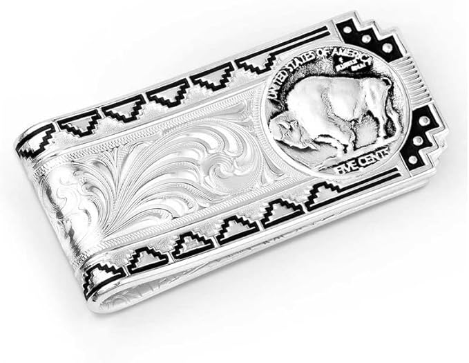 Montana Silversmiths Buffalo Nickel Southwestern Money Clip