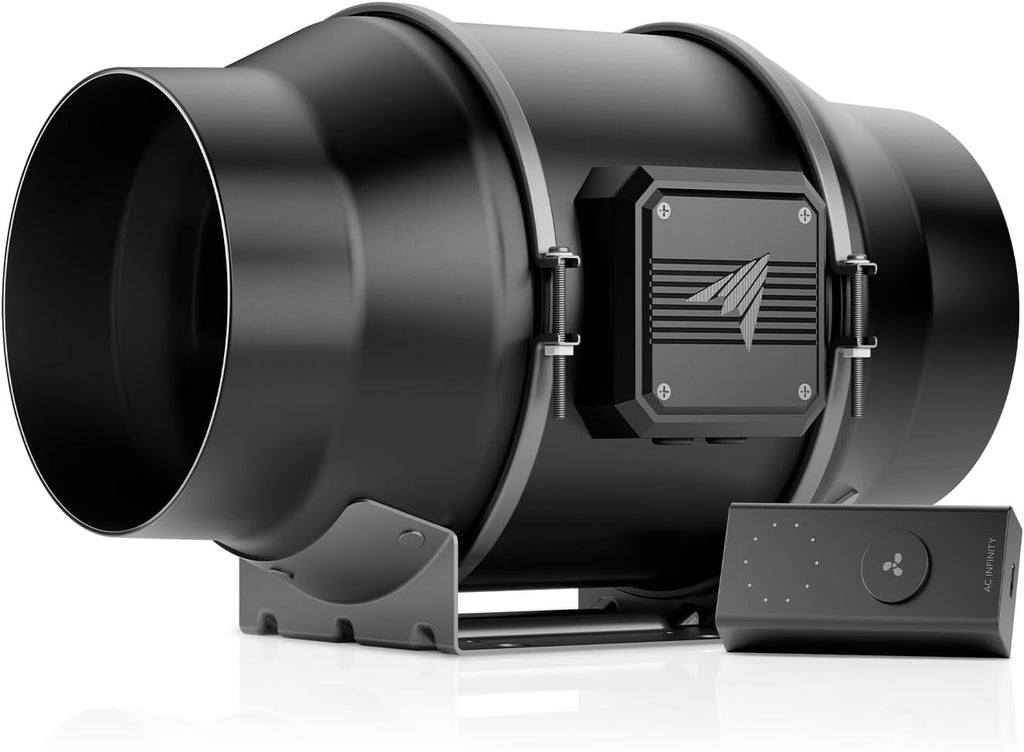 AC Infinity CLOUDLINE S6, Quiet 6” Inline Duct Fan with Speed Controller