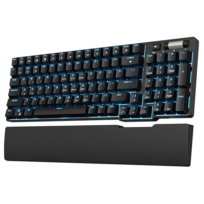 Royal Kludge RK96 96% Wireless Mechanical Keyboard Triple-mode Wireless Keyboards 96 Keys, Redefine Full-Size Keyboards (NEW)