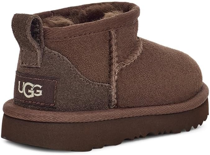 UGG Kid's Classic Ultra Mini Boot - Burnt Cedar - 6 Big Kid