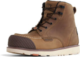MEN (11) BRUNT Marin BRUNT Toe (Comp Toe) - 6" Waterproof Reinforced Wedge Work Boot - EH Rated - Slip + Oil Resistant - Adjustable Width System