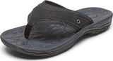 Men's Rockport Hayes Thong Sandals - Black - Size 11.5 M