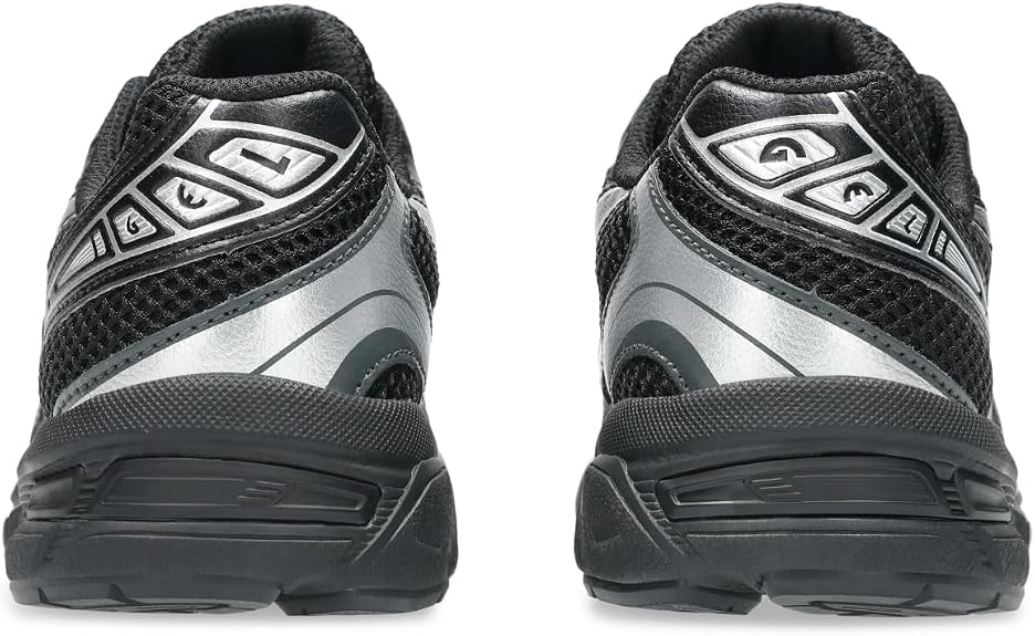 ASICS Unisex Kid's Gel-1130 Grade School (Big Kid), (Black/Pure Silver) , 4.5 Medium, Big Kid