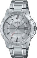 CASIO Men’s Silver Dial Stainless Steel Bracelet Watch - Analog
