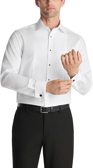 Calvin Klein Men's Dress Shirt Non Iron Stretch Slim Fit Formal Occasion (Size: XX-Large)