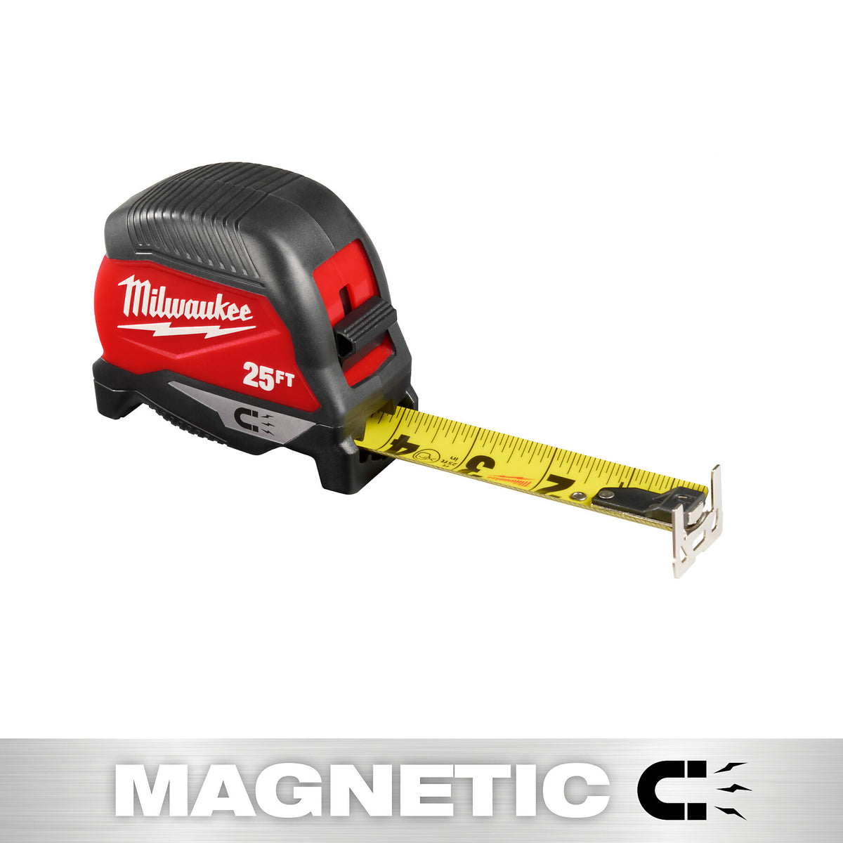 Milwaukee, 25ft. Magnetic Tape Measure - Model# 48-22-1025M