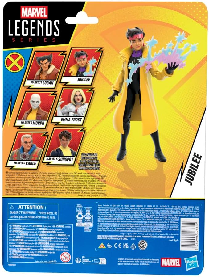 Marvel Legends Series Jubilee 6-Inch Action Figure Toy - X-Men '97