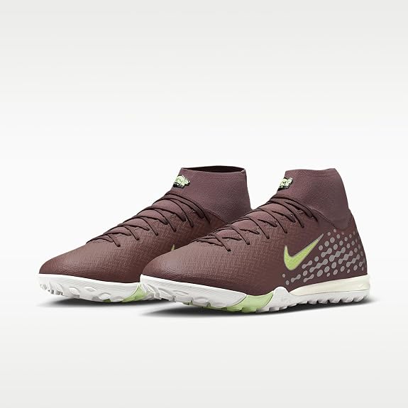 NIKE AZ Superfly 10 Academy KM TF in Plum Eclipse/Metallic Silver - Unisex M9.5/W11