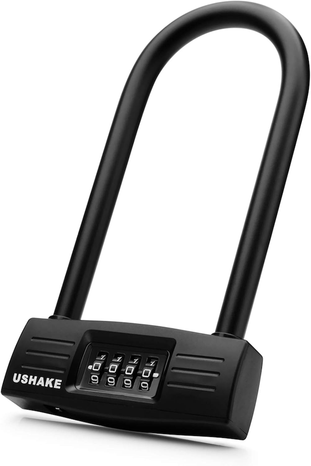 USHAKE Heavy Duty Bike U Lock, Combination Paddle Lock Anti Theft