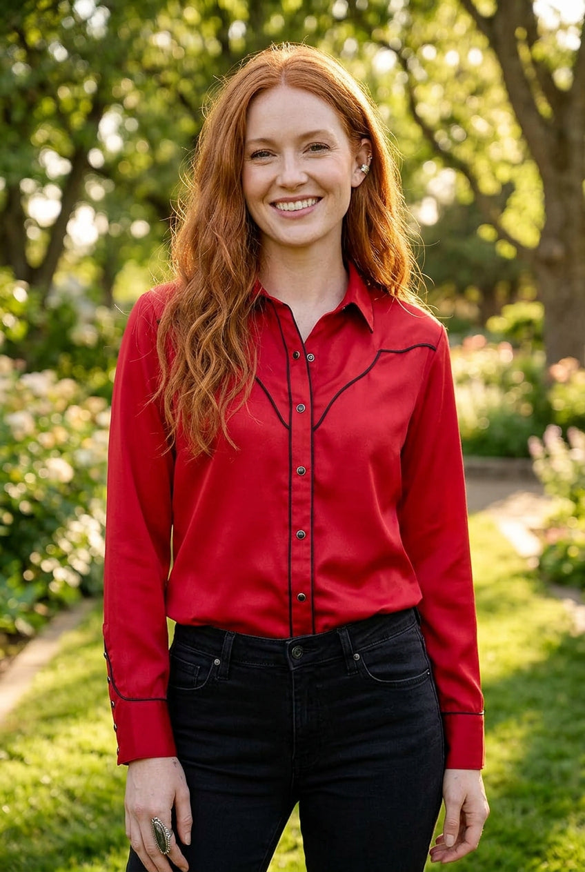 Ariat Women's Audrey Western Snap Shirt Size Large