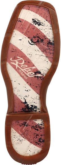 Durango Men's Patriotic Pull-On Western Flag Boots - Brown and Union Flag - Size 13D