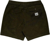 Howler Bros Men's Pressure Drop Cord Shorts - Grid/Dark Olive - Size 36