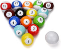 16 Pcs Billiard Snook Soccer Ball Football Full Set Gaint Snookball Snooker Street Game Sport Toy Poolball Footpool, Adult Outdoor Game Entertainment, 5.9inch