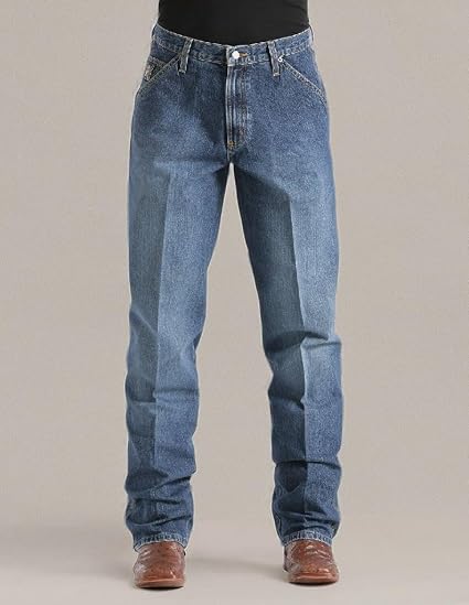 Cinch Men's Blue Vintage Label Utility Fit Tapered Loose Jeans -Size 40x38
