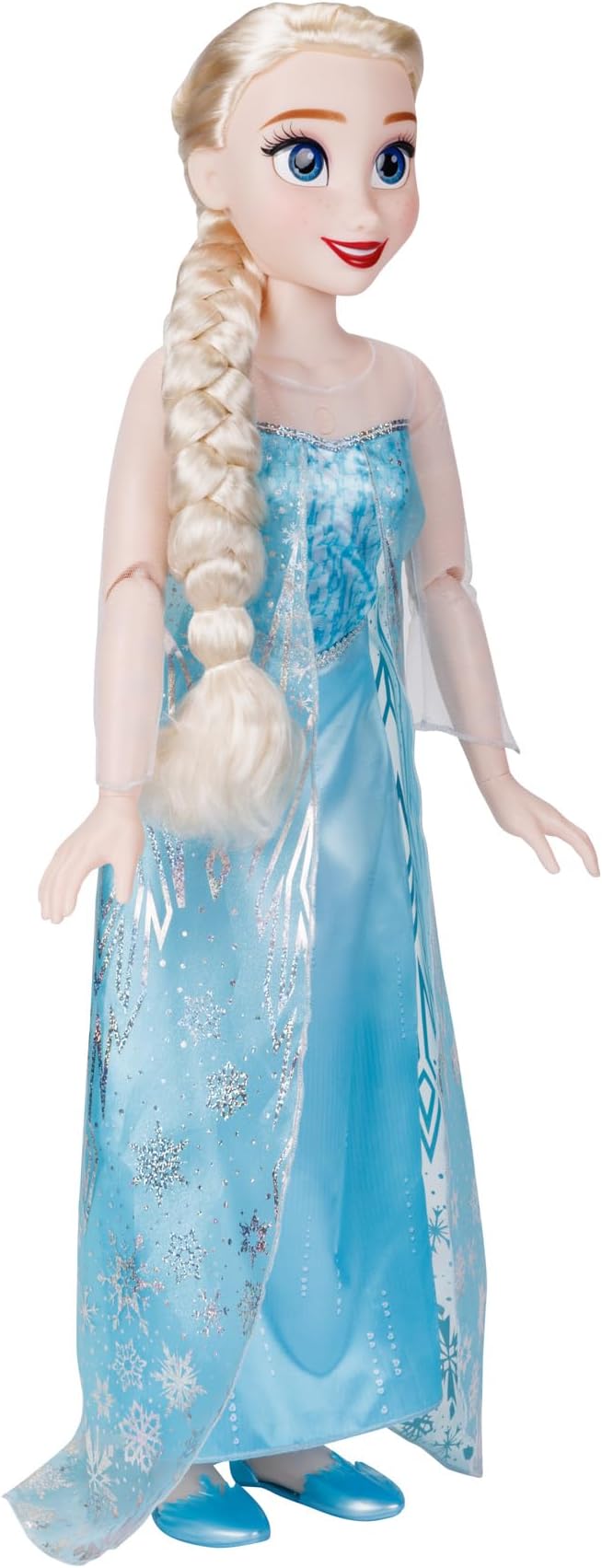 Disney Frozen Elsa Doll Disney 100 Ice Powers Light Up & Music Sounds Playdate Elsa Fashion Doll, Elsa Doll Stands 32 Inches Tall, Signs Let It Go and Talks! Great for Girls