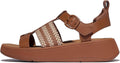FitFlop Women's F-Mode V-Weave Leather Fisherman Sandals - Size 7