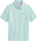 VINEYARD VINES | Men's Edgartown Pique Polo in Aqua Haze | XL