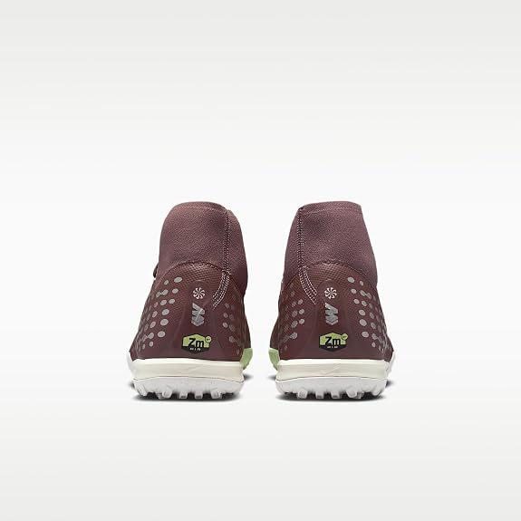 NIKE AZ Superfly 10 Academy KM TF in Plum Eclipse/Metallic Silver - Unisex M9.5/W11