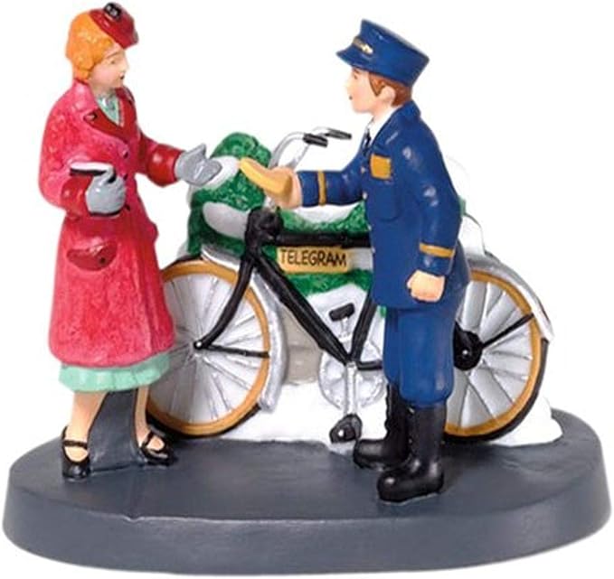Department 56 Christmas in The City Your Telegram, Ma'am Accessory Figurine