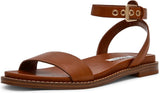 Steve Madden Women's Dandi Sandal, Tan Leather, (Size: 8.5)