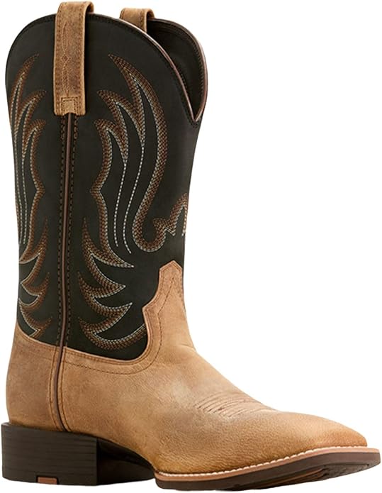 ARIAT Men's Boot Barn Sport Cason Western Broad Square Toe Boots - Brown - 9 D(M)