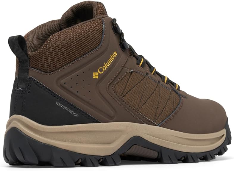 Columbia Men's Transverse Hike Waterproof - Cordovan/Golden Yellow - Size: 13