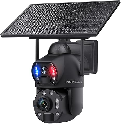 6MP Dual-Lens Solar-Powered Security Camera with 36X Optical Zoom