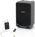 SAMSON XP106WDE 6" Portable Rechargeable Bluetooth Powered PA/DJ Speaker + Headset