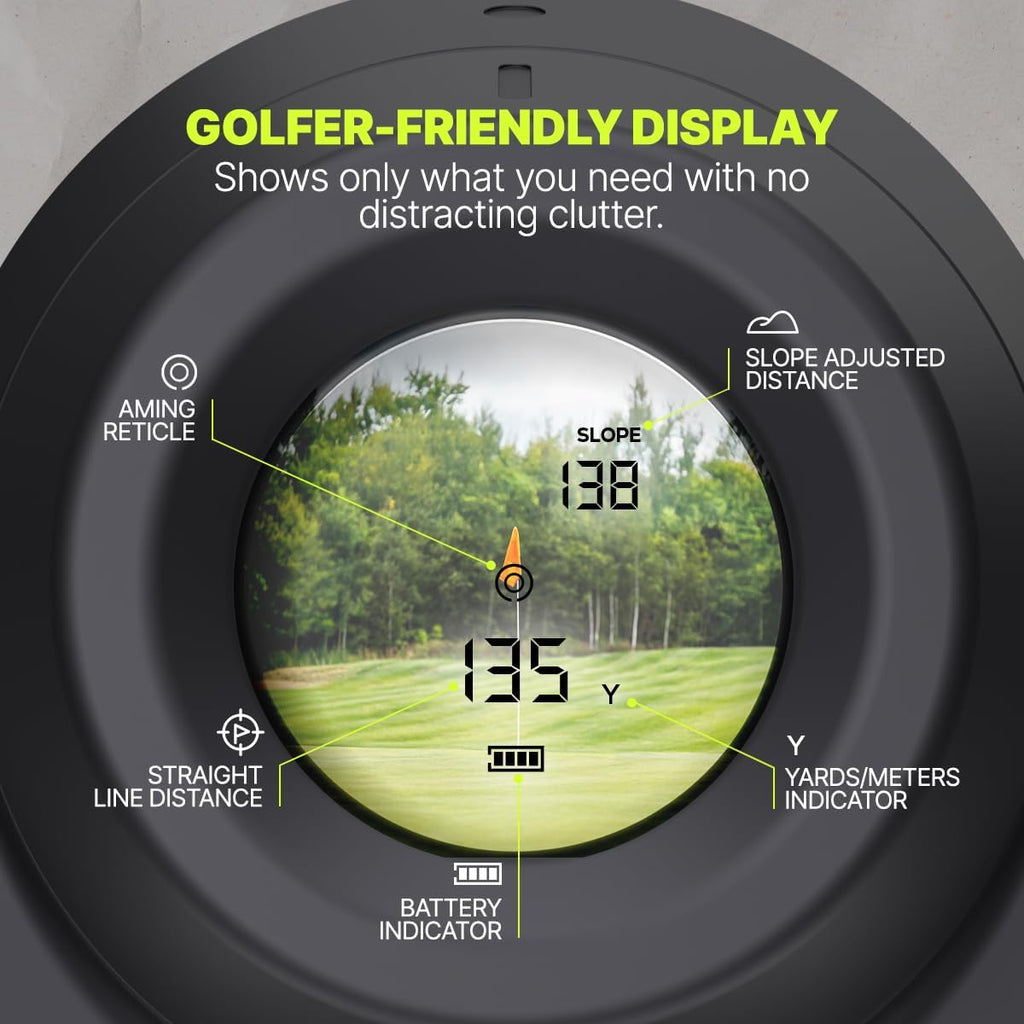 Precision Pro NX9 Golf Rangefinder with Slope Switch – 900 Yards Laser, Flag Lock Vibration, 6X Magnification, Magnetic Cart Mount, Tournament Legal