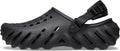 Crocs Unisex-Adult Echo Clog, Black, 8 Women/6 Men