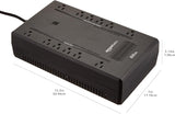 Standby UPS Battery Backup & Surge Protector - 800VA/450W - 12 Outlets