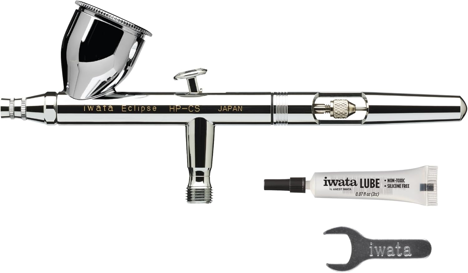 Iwata Eclipse HP-CS Airbrush - Gravity Feed Dual Action – E3 Nozzle, (0.24 Oz. Cup)