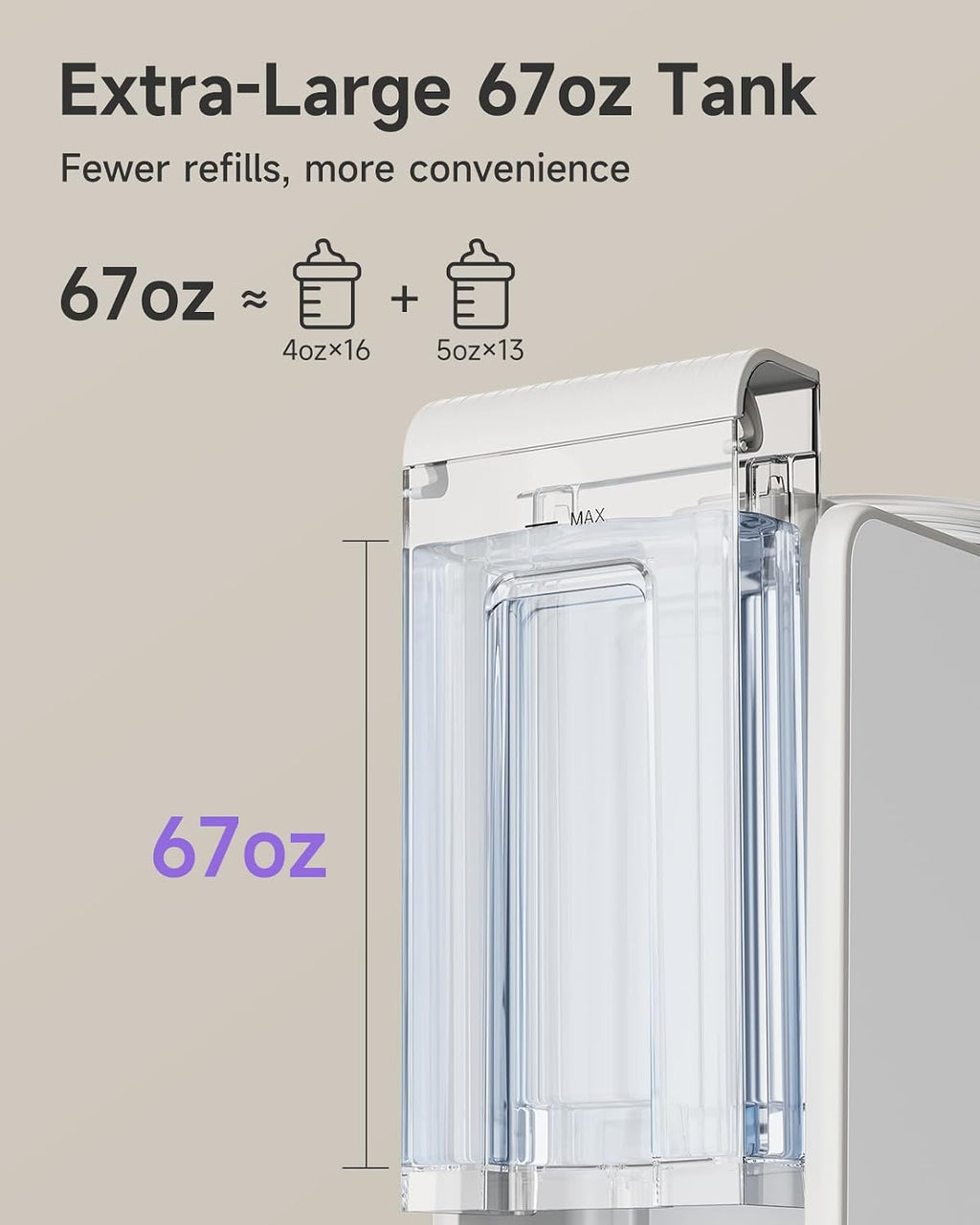 MamaPro PureMix Automatic Formula Dispenser, White