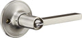 J-Series by Schlage Solstice Door Lever with Standard Trim - Keyed Entry Lock - Satin Nickel (J54 SOL 619)