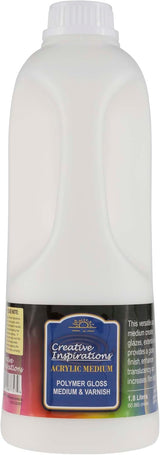 Creative Inspirations Acrylic Paint  - 1.8 Liter - Smooth & Creamy Consistency, Vibrant Pigmentation, Great Coverage for Artists - Clean Up with Soap & Water