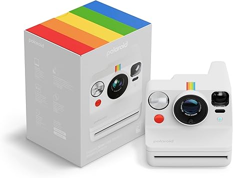 Polaroid Now+ 3rd Generation I-Type Instant Film Camera - Bluetooth Connected App Controlled - White - Camera Only No Film (9161)