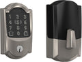 Schlage Encode Plus Smart WiFi Deadbolt Lock, Tap to Unlock, Satin Nickel
