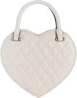 GUESS Women's Off-White Atabey Heart Bag