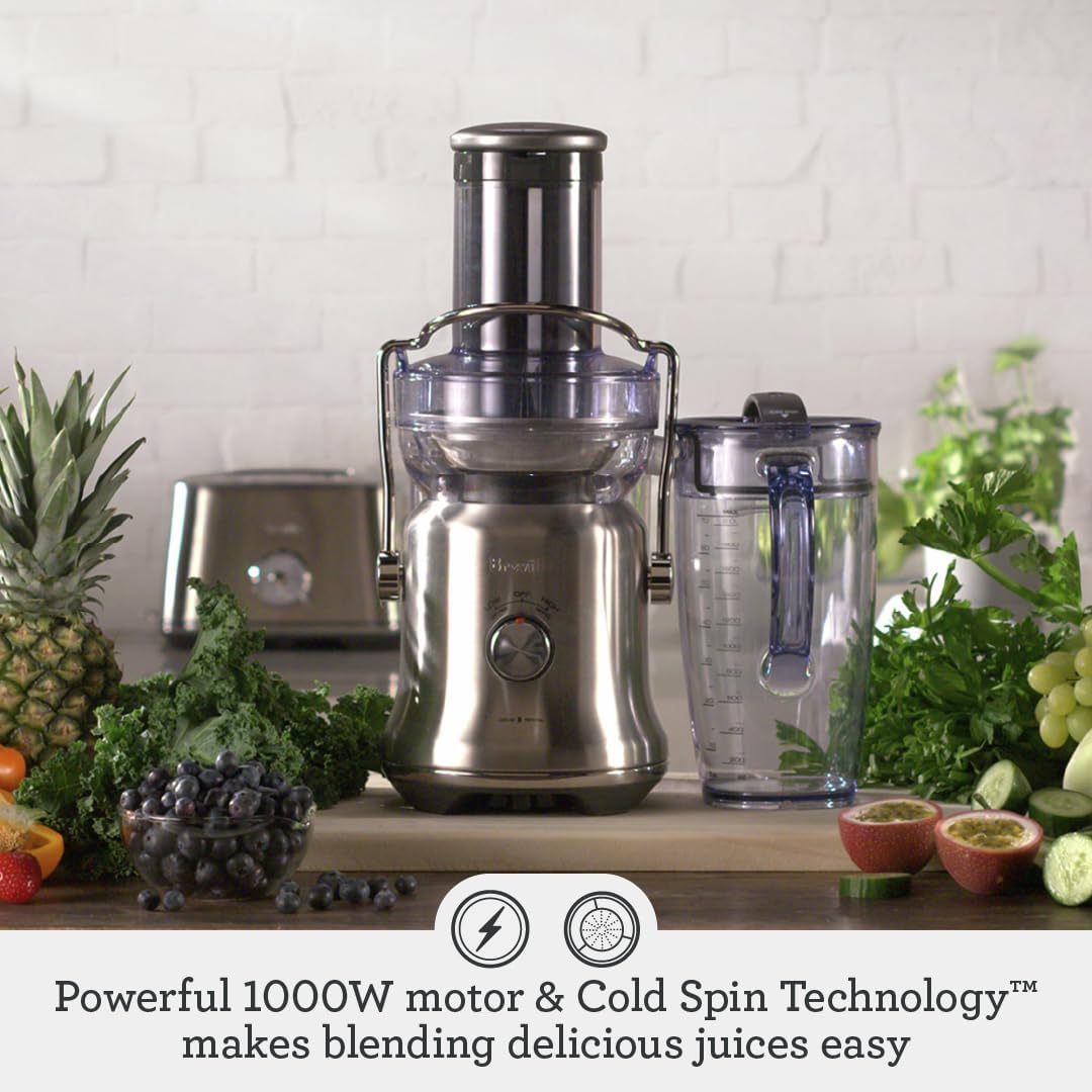 Breville RM-BJE530BSS1BUS1 Juice Fountain Cold Plus, Brushed Stainless Steel