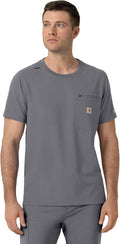 Carhartt Force Cross-Flex Men's Crew Neck Scrub Top (Size : Medium)