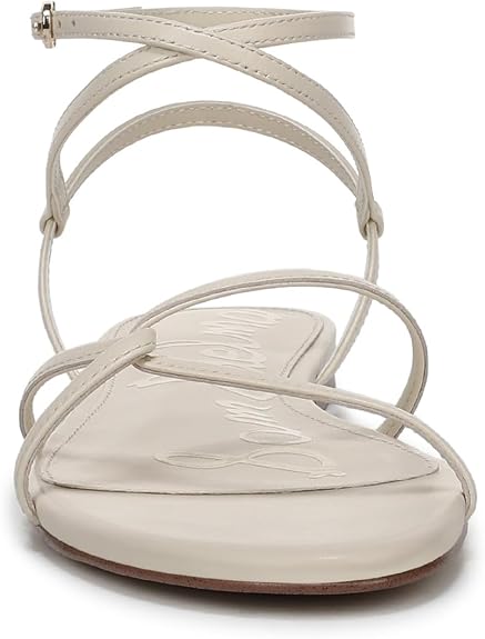 Sam Edelman Women's Ellina Flat Sandal, Modern Ivory, (Size: 7M)