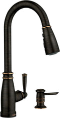 MOEN Morado in Mediterranean Bronze - Pulldown Kitchen Faucet with Power Boost