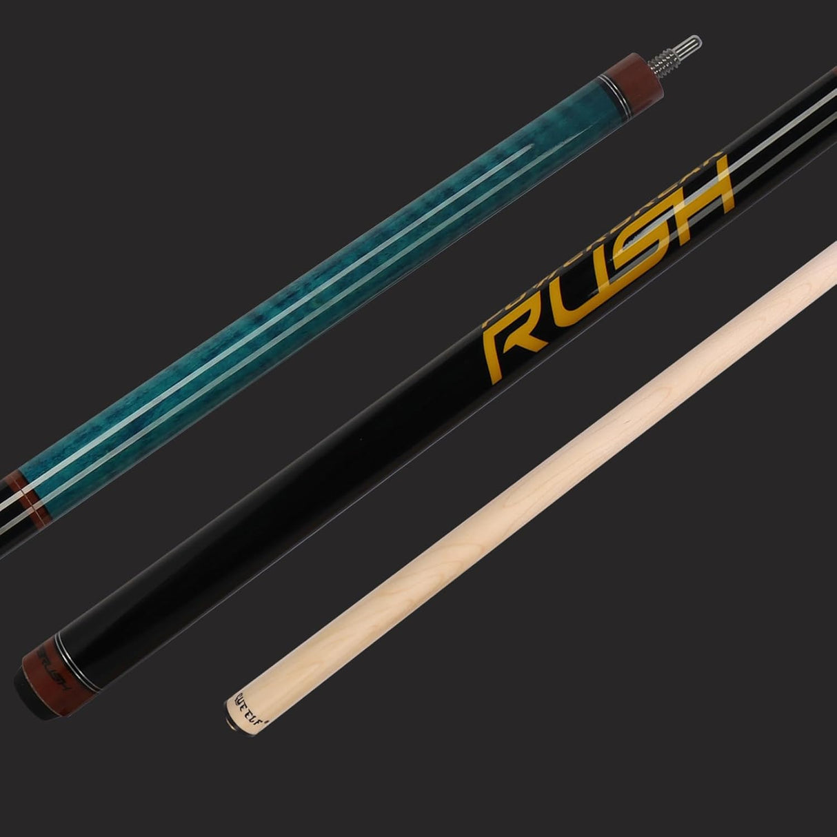 CUEELF Heavy Hitter Jump Break Pool Cue 23oz 3-Piece Pool Stick Extra Hard Bakelite Tip for Explosive Breaks and Effortless Jumps